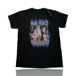 Saweetie So Icy Summer Unisex Graphic T-Shirt Black Size M